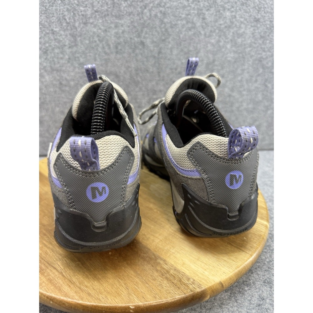 Merrell Women's Taupe and Lavender Hiking Sneakers - Picture 3 of 12